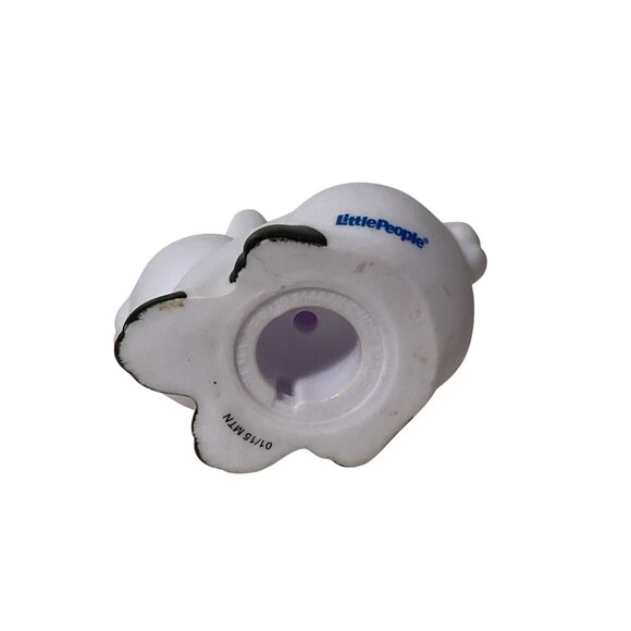 Fisher Price Little People Black White Bunny Rabbit Easter Farm Pet Ark Zoo - Picture 6 of 6